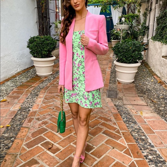 Zara satin effect print dress - Picture 3 of 15